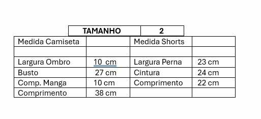 CONJUNTO MENINA BOCA GRANDE VERAO 1-2-3